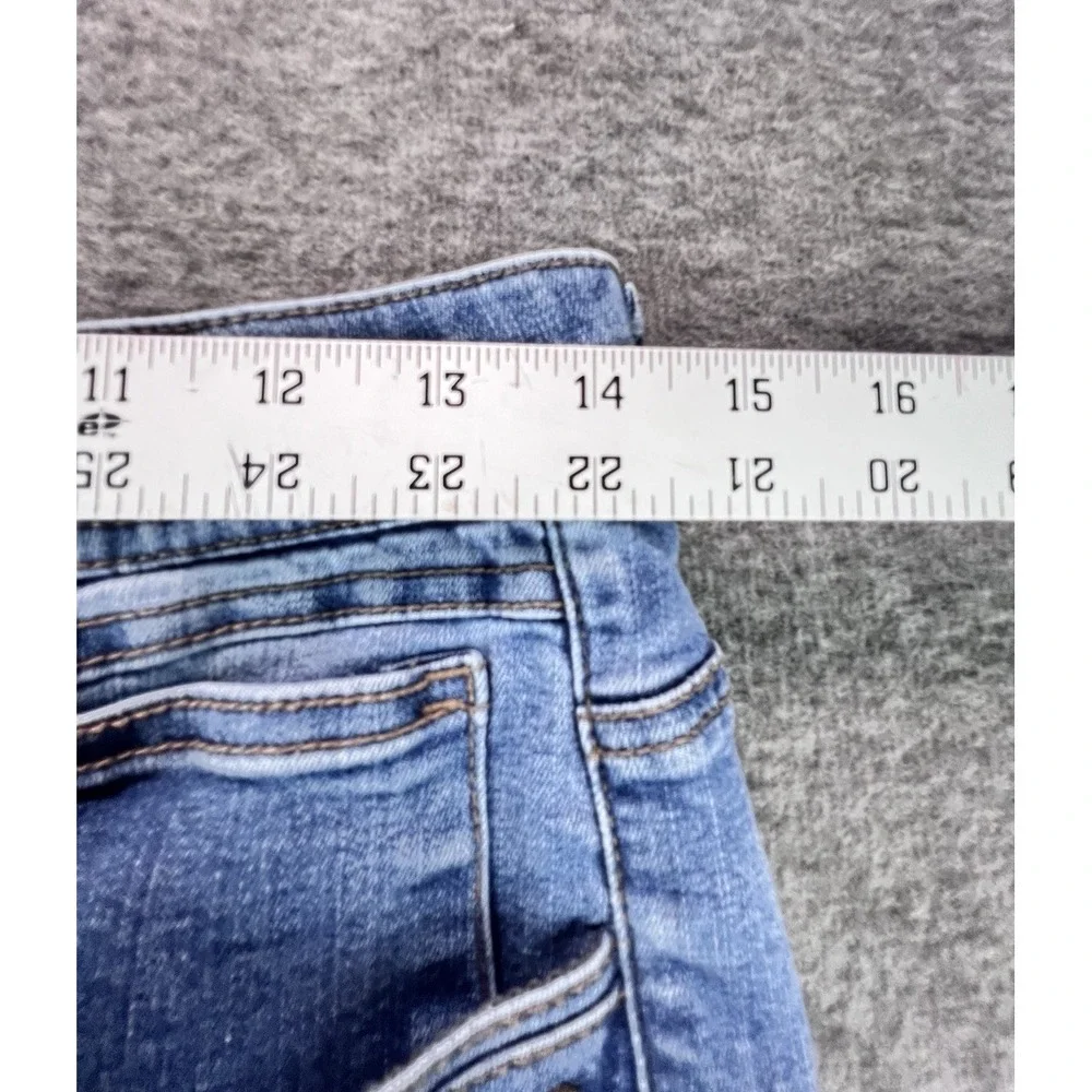 Democracy Jeans Womens‎ 8 Blue Skinny Ab Technology Stretch Denim Cotton Blend